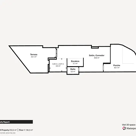Casa de Férias 3-story Townhouse For 7, Newly Renovated, Terrace, Bbq, And Access In Arenal,